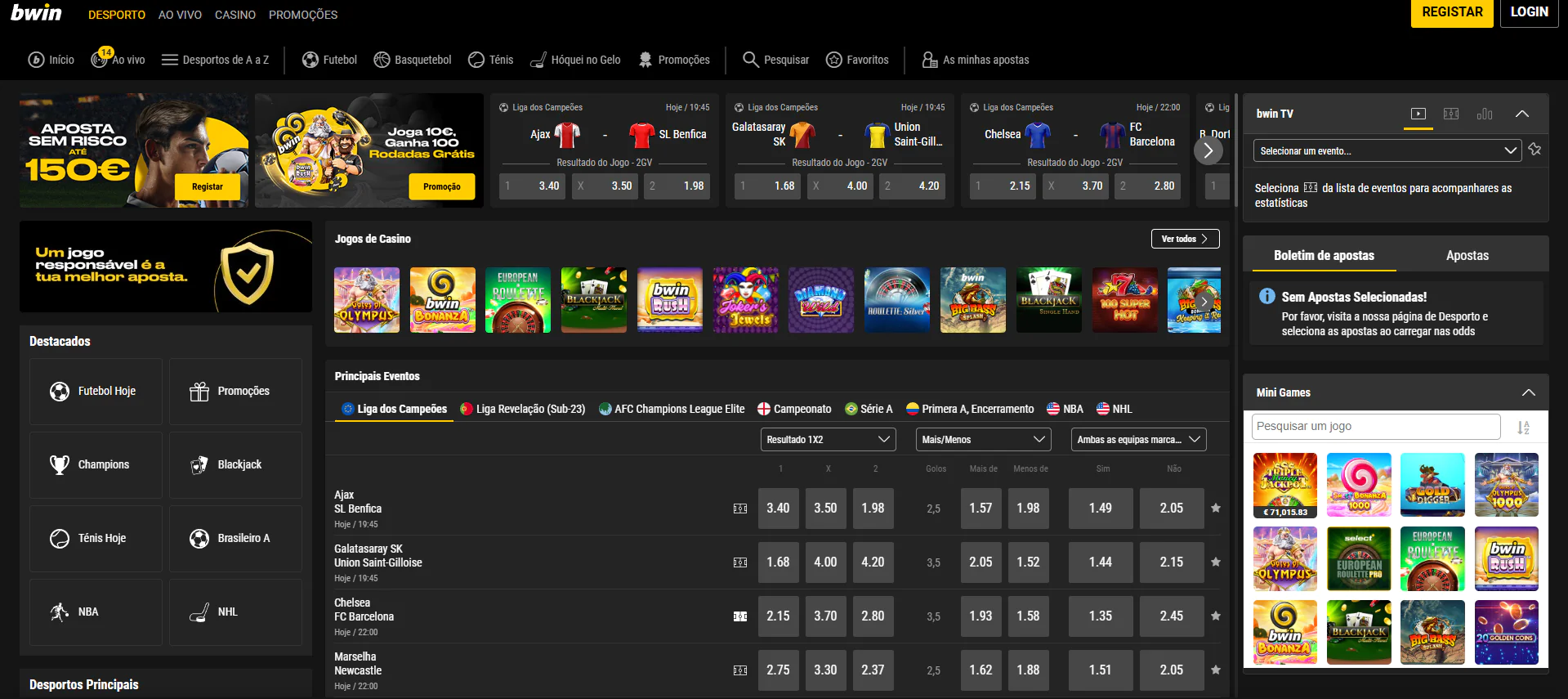 Bwin Casino Portugal